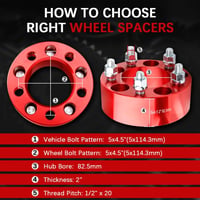CarBole Kerék Távtartó 82.5 mm 5x4.5 Jeep Wrangler TJ YJ XJ Ford Lincoln Mazda Mercury Járművekhez 20 Csavarral 6