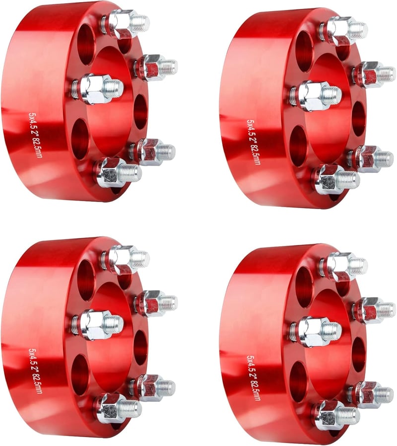 CarBole Kerék Távtartó 82.5 mm 5x4.5 Jeep Wrangler TJ YJ XJ Ford Lincoln Mazda Mercury Járművekhez 20 Csavarral