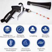 Sada ofukovacích pištolí CarBole, 2 trysky, tlak 6-9,2 bar, pneumatický čistiaci nástroj do dielne 3