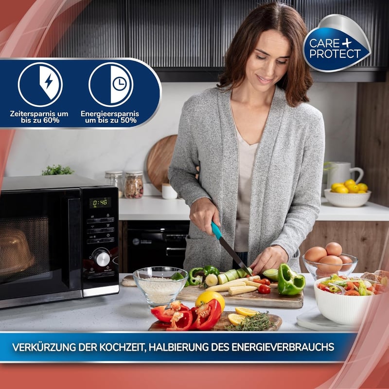 CARE+PROTECT 2,7L Mikrohullámú Rizsfőző Gőzöléshez és Tároláshoz BPA Mentes