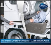 CARE + PROTECT Univerzálna výsuvná medzikusová súprava pre práčku a sušičku, biela 6