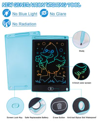 Tabletă de scris LCD Carehabi pentru copii, 8,5 inchi, ecran color luminos, set de 2 bucăți, jucărie educativă pentru fete de 3-6 ani 4