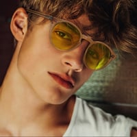 CARFIA CA5289NL naočale za noćnu vožnju, okrugli acetatni okvir - mat crna - veličina glave M-XL 2