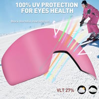 CARFIA EVO síszemüveg tükrözött lencsékkel, unisex snowboard szemüveg cserélhető üvegekkel 3