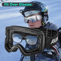 CARFIA OTG Síszemüveg Szemüvegeseknek UV400 Védelem Snowboard Goggles Páramentesítés 3
