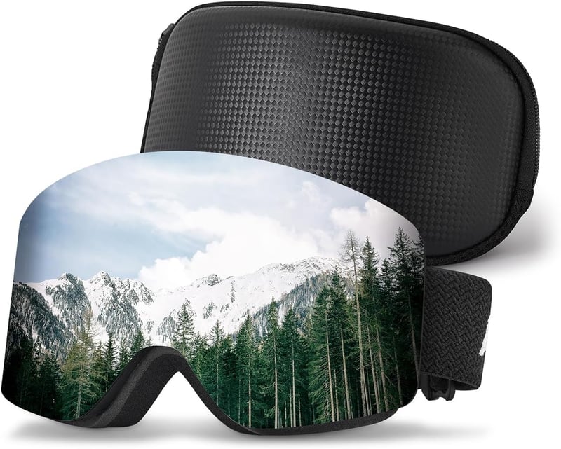 CARFIA OTG Síszemüveg Szemüvegeseknek UV400 Védelem Snowboard Goggles Páramentesítés