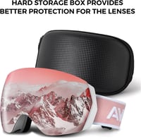 CARFIA Síszemüveg Szemüvegeseknek UV400 Védelem Páramentesítő Snowboard 8