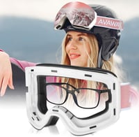 CARFIA Síszemüveg Szemüvegeseknek UV400 Védelem Páramentesítő Snowboard 2