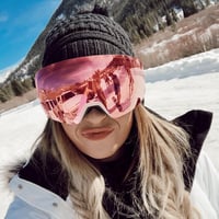 CARFIA tükrös síszemüveg női rózsaszín UV védelemmel kislányoknak 2