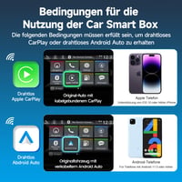Bezdrôtový adaptér Carlinkit 5.0 2air pre CarPlay a Android Auto, pre autá vyrobené v rokoch 2017 – 2025, Plug and Play, s podporou hlasového asistenta a navigácie 2