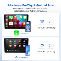 Carlinkit bezdrôtový adaptér CarPlay a Android Auto pre aftermarket autorádiá s Androidom (4.4+), vyžaduje inštaláciu APK, podpora káblového zrkadlenia (Wired Mirroring) 3