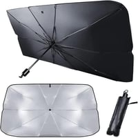 Parasolar auto pliabil Carnavalife - negru - 150x85 cm 2