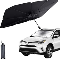 Parasolar auto pliabil Carnavalife - negru - 150x85 cm 1