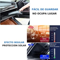 Parasolar auto pliabil Carnavalife - negru - 150x85 cm 6