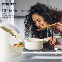 CAROTE 8 részes edénykészlet levehető fogantyúval, indukciós, tapadásmentes 3