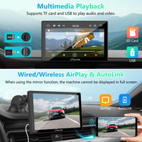Prenosné autorádio CARPURIDE V9, bezdrôtové CarPlay a Android Auto, 9-palcový dotykový displej s rozlíšením 1080P HD, BT 5.0, Mirror Link, pre obytné vozidlá 5