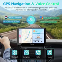 Prenosné autorádio CARPURIDE V9, bezdrôtové CarPlay a Android Auto, 9-palcový dotykový displej s rozlíšením 1080P HD, BT 5.0, Mirror Link, pre obytné vozidlá 3