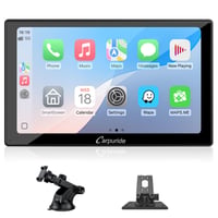 Prenosné autorádio CARPURIDE V9, bezdrôtové CarPlay a Android Auto, 9-palcový dotykový displej s rozlíšením 1080P HD, BT 5.0, Mirror Link, pre obytné vozidlá 1