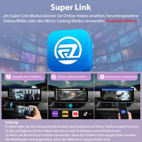 Autokamera Carpuride W904 s 10,26-palcovým displejom, bezdrôtovým CarPlay a Android Auto, 4K prednou a 1080P zadnou kamerou, GPS a Bluetooth 4