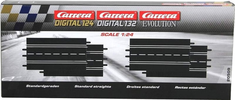 Carrera Exclusive Evolution 20509 Egyenes Pályaelem Készlet - 4 db-os Autópálya Kiegészítő 1:24 Méretarányú Versenyautókhoz

AI: I've create