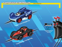 Carrera GO Sonic the Hedgehog 4.9 Autópálya - Hivatalos SEGA Versenypálya Sonic és Shadow Figurákkal, Hurokkal, 1:43 Méretarány, 6+ Éves Kor 4