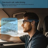 Inteligentné slnečné okuliare CarsMinders s Bluetooth 5.3 a otvorenými reproduktormi — Šošovky produktu sú uvoľnené, viditeľne používané (stav: pozri 2. obrázok) 6