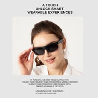 Inteligentné slnečné okuliare CarsMinders s Bluetooth 5.3 a otvorenými reproduktormi — Šošovky produktu sú uvoľnené, viditeľne používané (stav: pozri 2. obrázok) 5