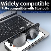 Inteligentné slnečné okuliare CarsMinders s Bluetooth 5.3 a otvorenými reproduktormi — Šošovky produktu sú uvoľnené, viditeľne používané (stav: pozri 2. obrázok) 10