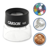 Carson 10x nagyítós lupa állvánnyal - precíziós nagyítás 1