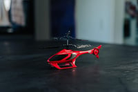 RC helikoptéra Carson Cyber Copter IR 2Ch RTF červená, diaľkovo ovládaná hračka pre začiatočníkov 6