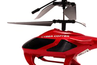 RC helikoptéra Carson Cyber Copter IR 2Ch RTF červená, diaľkovo ovládaná hračka pre začiatočníkov 4