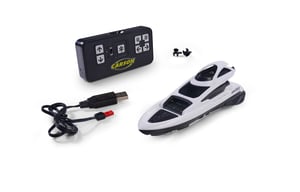 Carson Modellsport Nano Racer Yacht RC motorni čamac RTR bijeli - brod na daljinsko upravljanje za početnike i napredne korisnike
