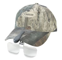 Carson VisorMag VM-12 lupa na šilt s dvojnásobným zväčšením, sivá 3