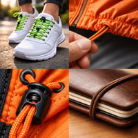 CARTONARE Corzi elastice 3 mm x 5 m portocalii, șnur elastic pentru cusut, artizanat și utilizare în exterior, coardă elastică rotundă, bandă elastică 6