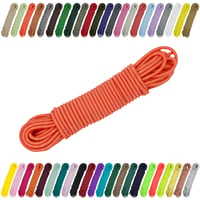 CARTONARE Corzi elastice 3 mm x 5 m portocalii, șnur elastic pentru cusut, artizanat și utilizare în exterior, coardă elastică rotundă, bandă elastică 1