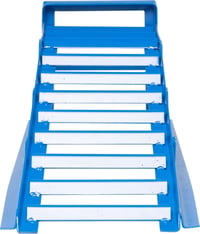 Nájazdová rampa Cartrend 10904 pre pneumatiky do 195 mm, nosnosť 1000 kg - modrá 10