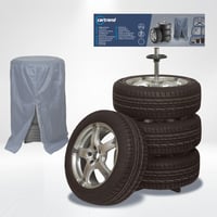 Stojan na pneumatiky Cartrend 7730056 s ochranným krytom, na uskladnenie 4 pneumatík, do šírky pneumatiky max. 225 mm 6