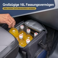 Chladiaca taška cartrend 16 l, s 12V napájacím káblom do auta 1,5 m, nastaviteľným ramenným popruhom, 3 vreckami a zipsom, ľahko čistiteľným vnútorným priestorom 3