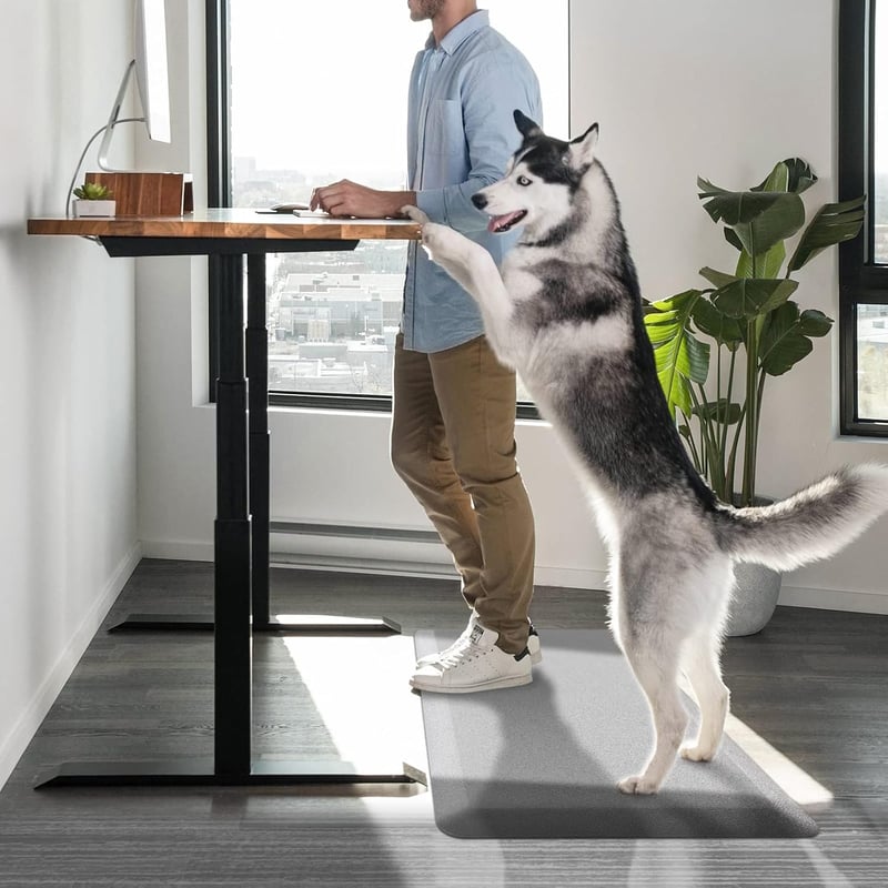 Carvapet Csúszásmentes Konyhai Szőnyeg, 44x152 cm, Szürke, Antifáradtság Szőnyeg