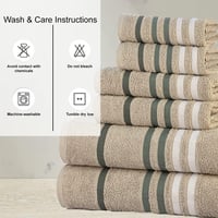 CASA COPENHAGEN Exotic 6 részes törölköző szett - 2 fürdőlepedő, 2 kéztörlő, 2 mosdókendő, szürke-lila, 525 g/m², puha egyiptomi pamut 6