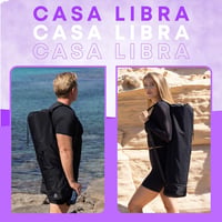 CASA LIBRA Jógaszőnyeg Táska 79x19cm Nylon Zsebekkel és Vállpánttal 7