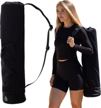 CASA LIBRA Jógaszőnyeg Táska 79x19cm Nylon Zsebekkel és Vállpánttal 1
