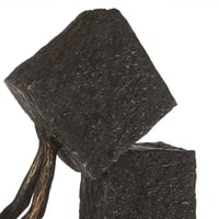 Dekoratívna socha Casablanca Stacking Figura – polyresínový dekoračný predmet v bronzovo-sivej farbe, 30,5 cm – dekorácia do obývačky a kancelárie 8