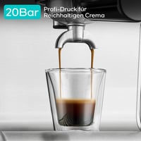CASABREWS 20 bar kávéfőző LCD kijelzővel, tejhabosítóval és hőmérséklet-szabályozással 2