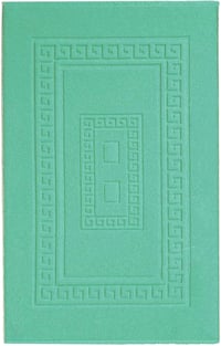 Casatessile Torino terry fürdőszobai fürdőszőnyeg 60x90 cm teal zöld 1