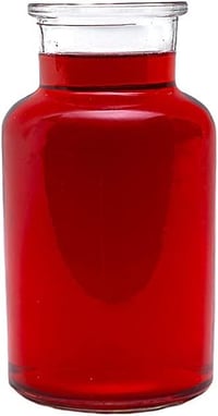 casavetro 10 db Fehér Kerek Üveg Váza 300 ml Dekoratív Üvegedény Szett 3