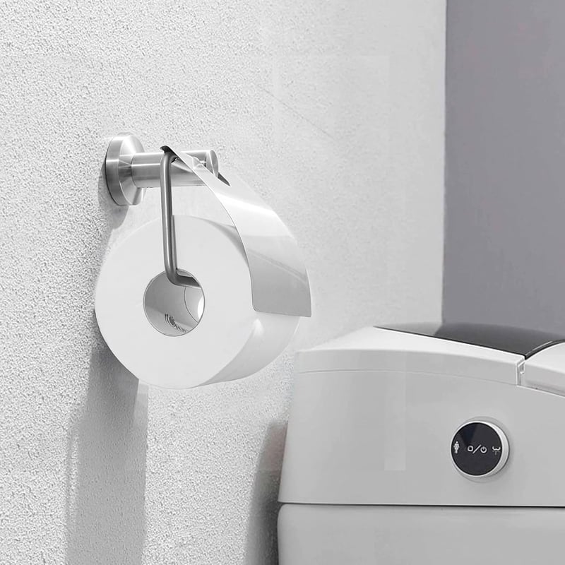 CASEWIND Fali WC Papír Tartó Fedéllel, Rozsdamentes Acél
