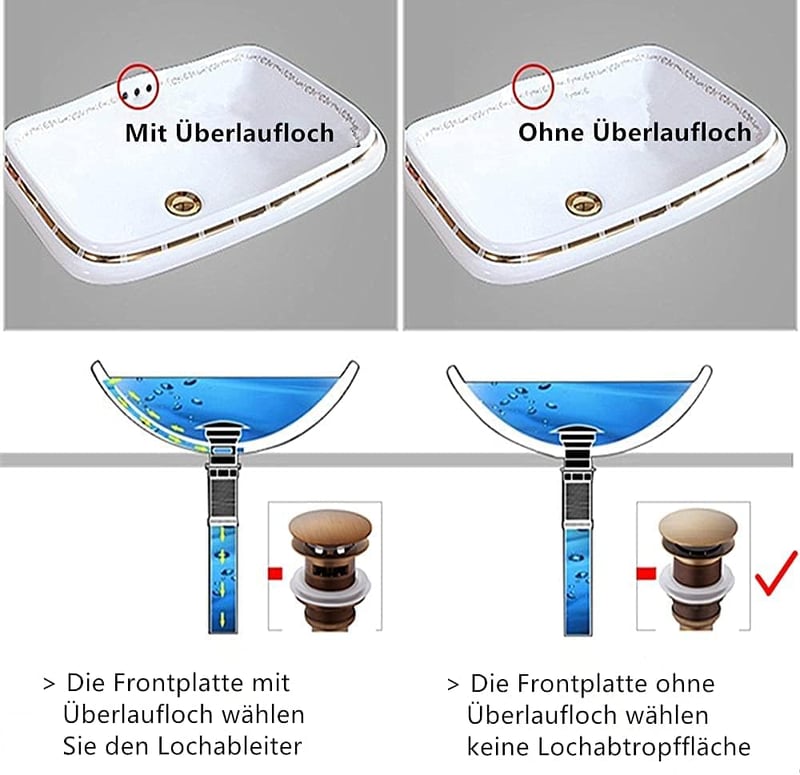 CASEWIND Lefolyó Szelep Túlfolyóval Bronz Színű Retro Mosdó Dugó Pop Up Szelep Réz Anyagból Fürdőszobához