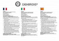 Cashbricks 100 ks hračkárskych eurobankoviek v hodnote 100 €, rekvizita, 75 % veľkosť, na film, fotenie, divadlo a dekoráciu 7