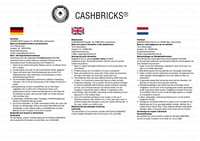 Cashbricks 100 ks hračkárskych eurobankoviek v hodnote 100 €, rekvizita, 75 % veľkosť, na film, fotenie, divadlo a dekoráciu 6